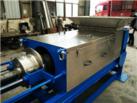 螺旋压榨机原理 新乡天众菜场垃圾处理双轴破碎机 挤压脱水压榨机